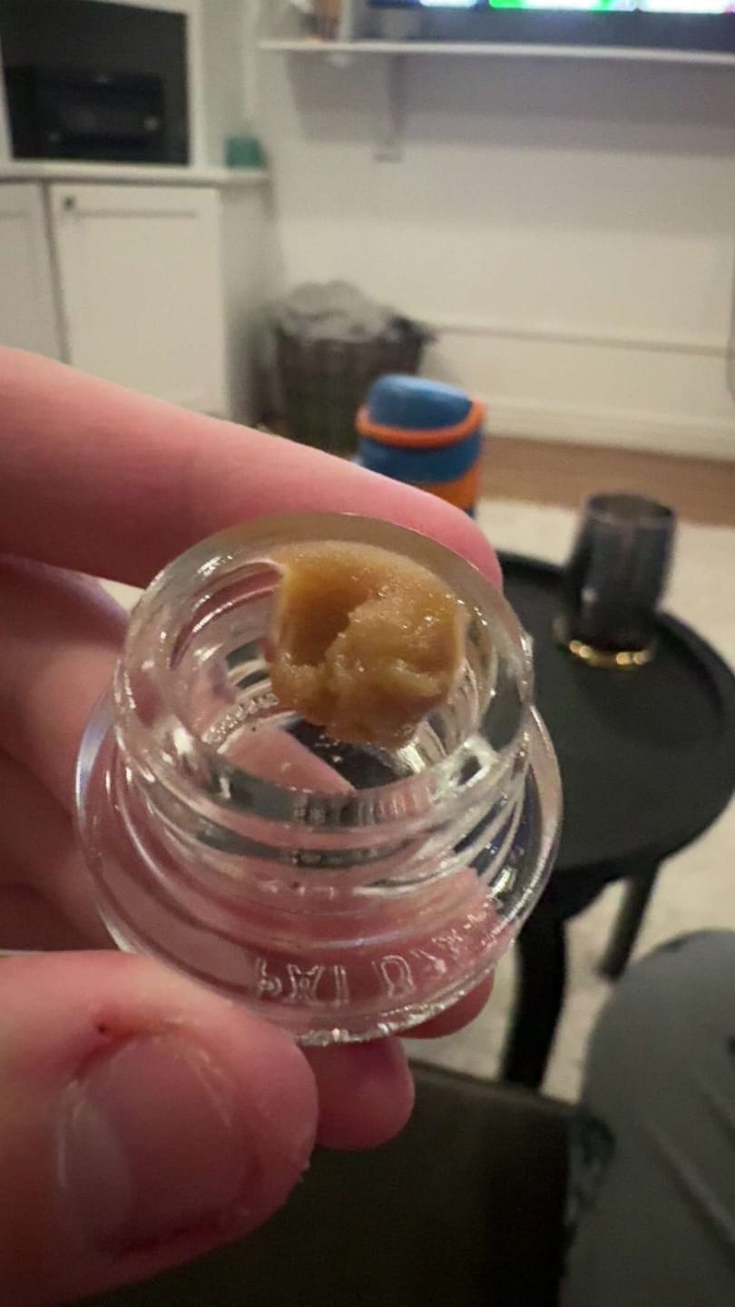 Customer photo review of Tier 2 Sour GMO THCa Live Hash Rosin