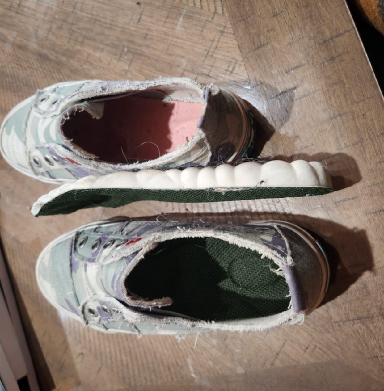 Customer photo review of Naprelle Cloud Insoles