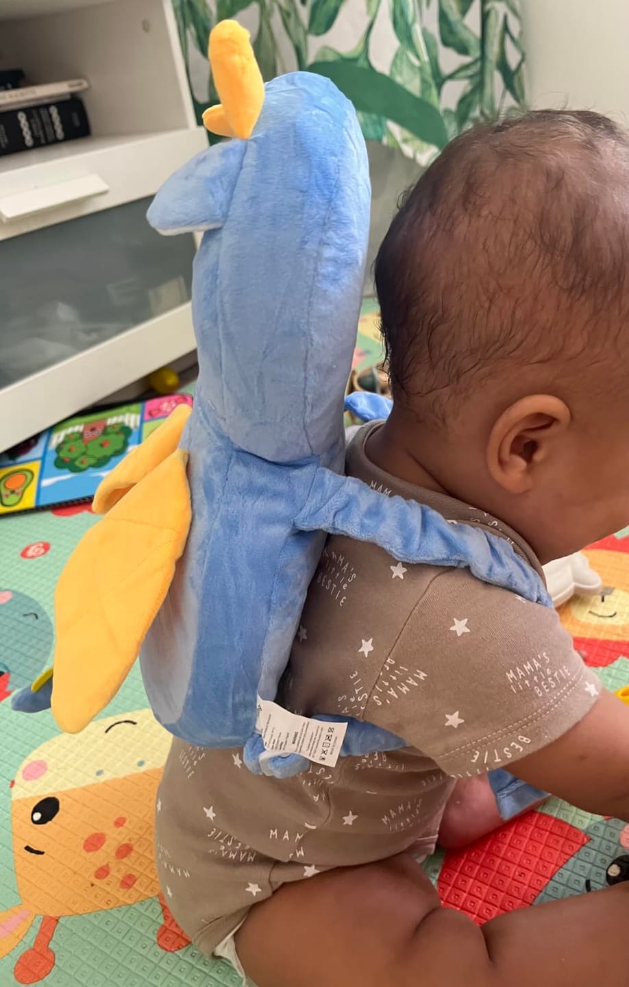 Customer photo review of Baby Head Protector Backpack