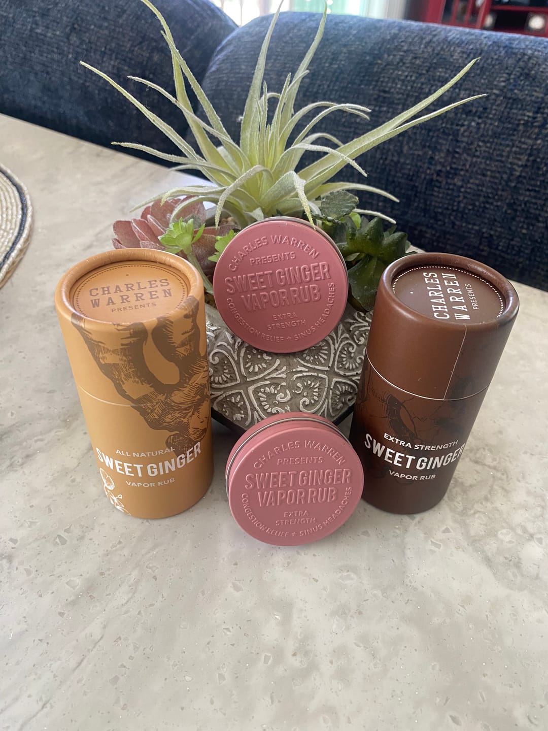 Customer photo review of Extra Strength Sweet Ginger Vapor Rub [Compact]