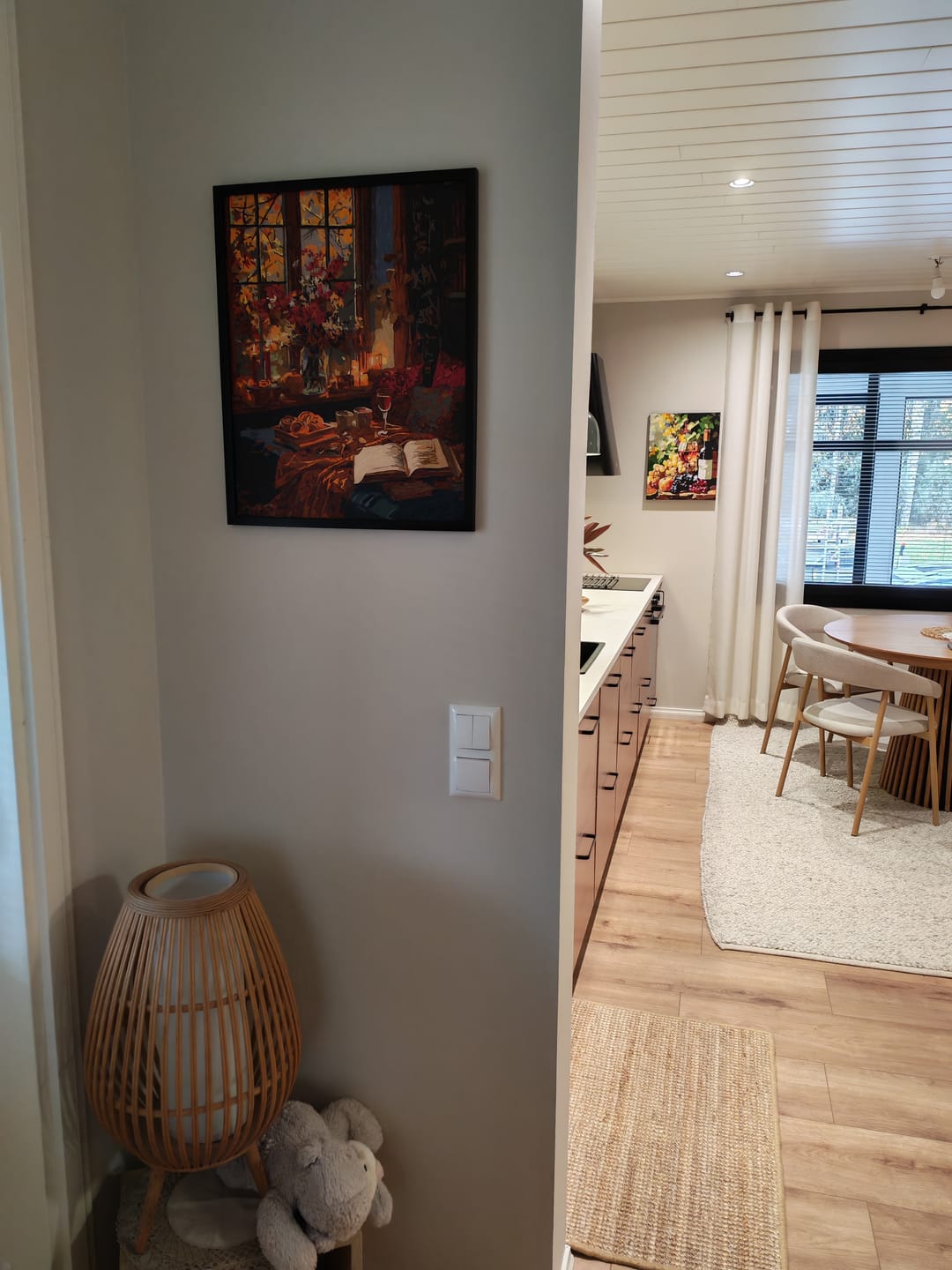 Customer photo review of Cozy evening | Paint by Number