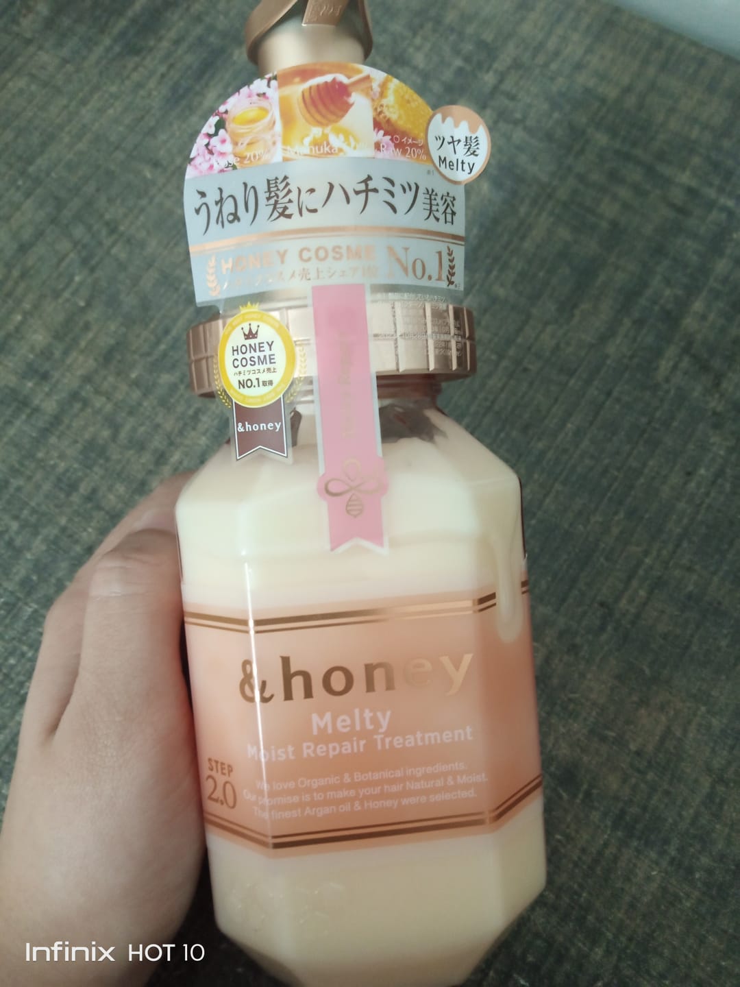 Customer photo review of &honey Melty Moist Repair Hair Conditioner 2.0 445g