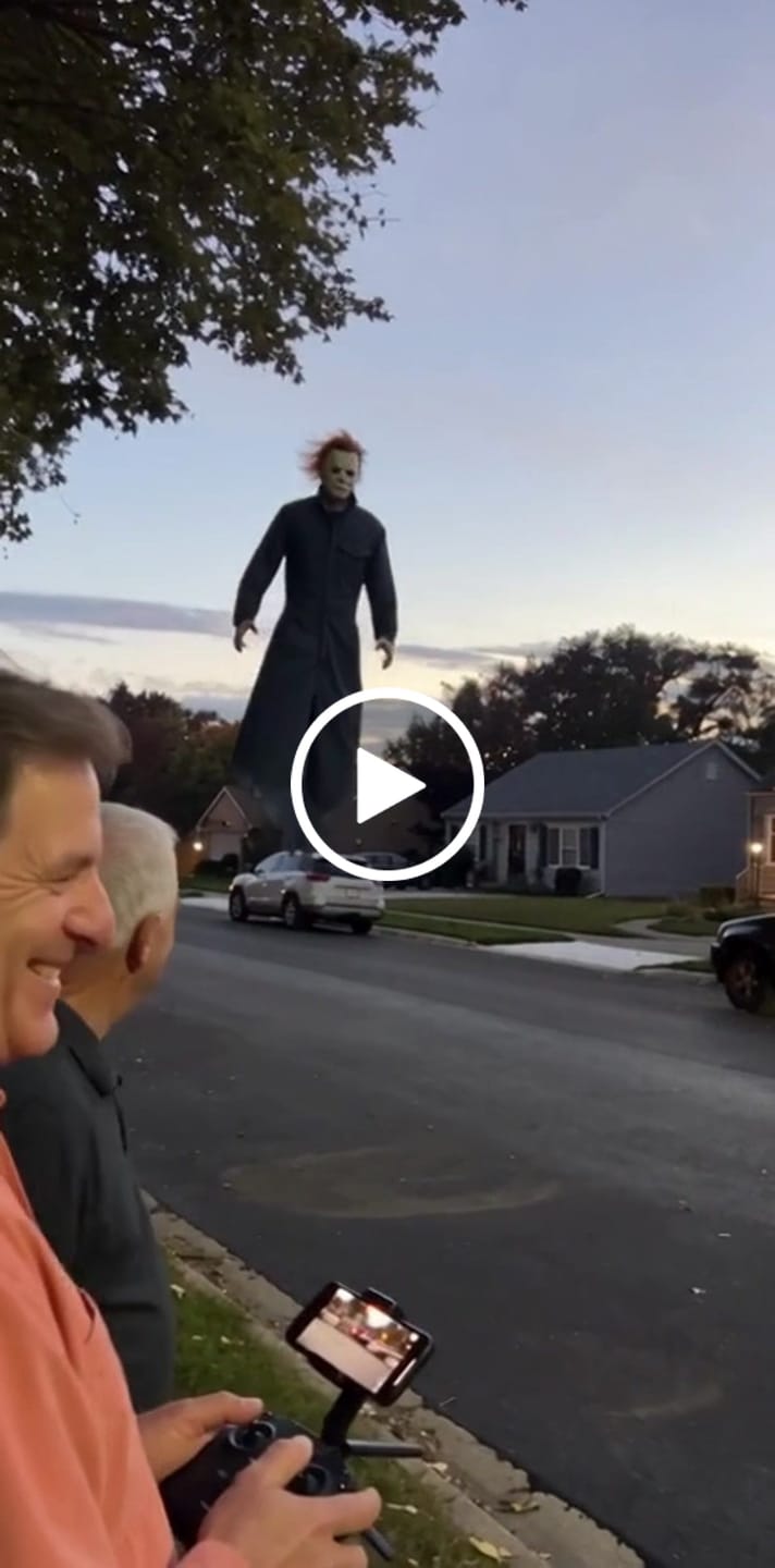 Customer video review of HauntLift™ Michael Myers