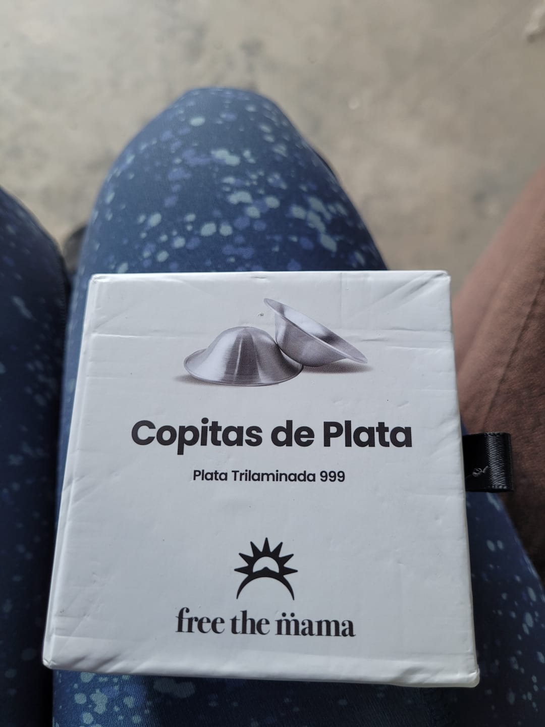 Customer photo review of Copitas de Plata para lactancia