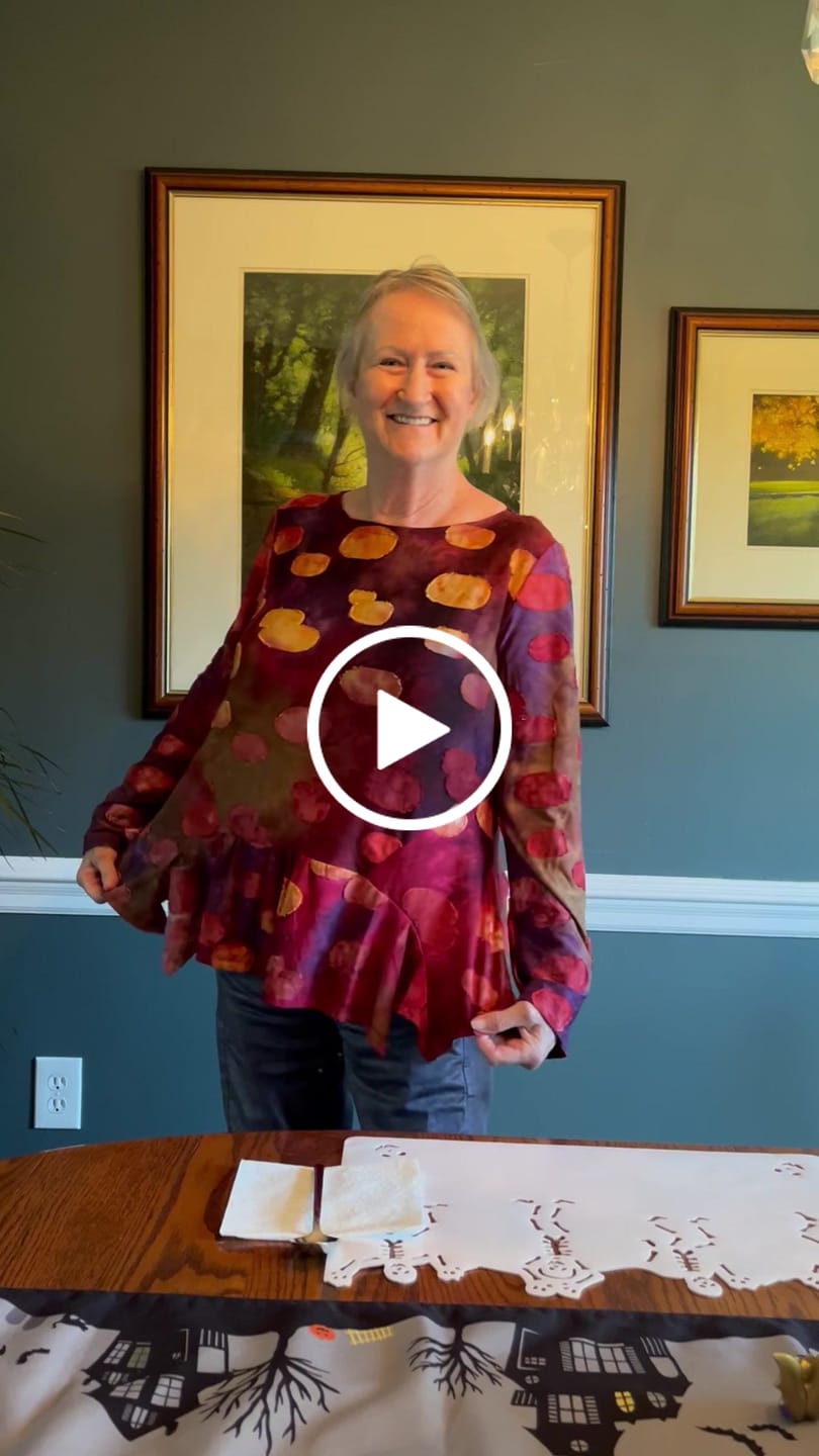 Customer video review of Addison Flouncy Tee, Berry Mix