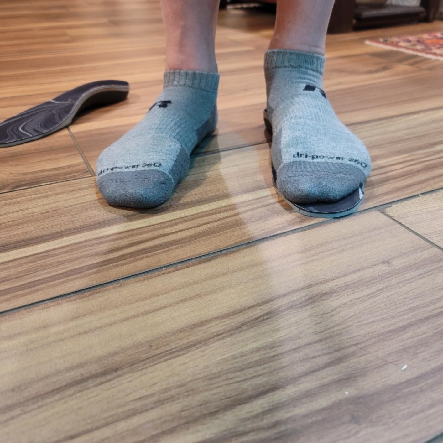 Customer photo review of EASYFEET Black Onyx - Premium Firm Arch Support Insoles for Daily Wear (High Arch)