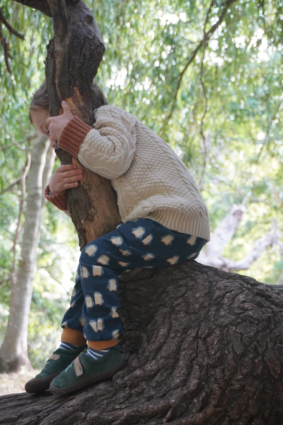 Customer photo review of Blue Penguins Comfy Joggers