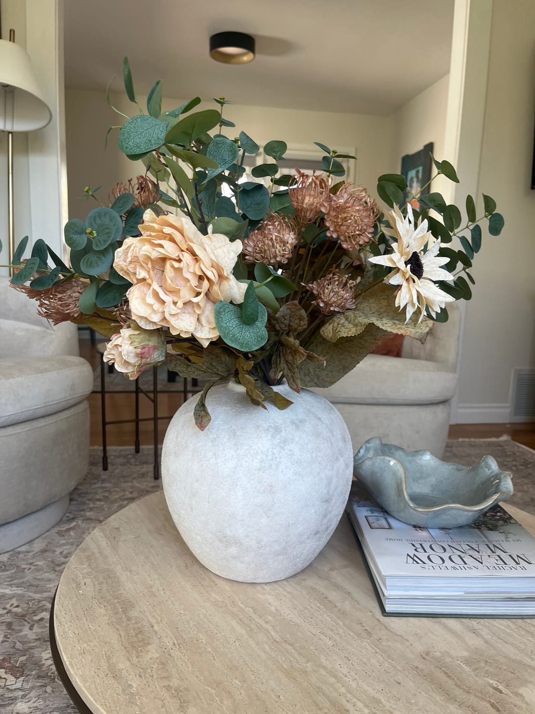 Customer photo review of Zoe Ceramic Vase - Beige