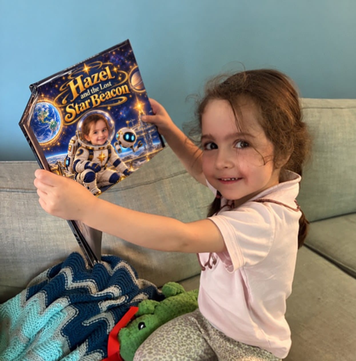 Customer photo review of Amelia and the Beast’s Enchanted Castle — Personalized Storybook