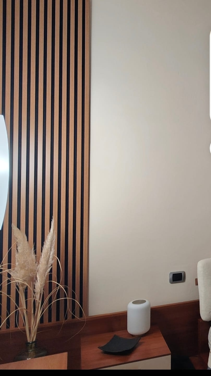 Customer photo review of PANNELLO BELLA PRO FELTRO+MDF DOGHE MIS.2780X600X18 MM (CONFEZIONE A 2 PZ) - 7 VARIANTI DI COLORE