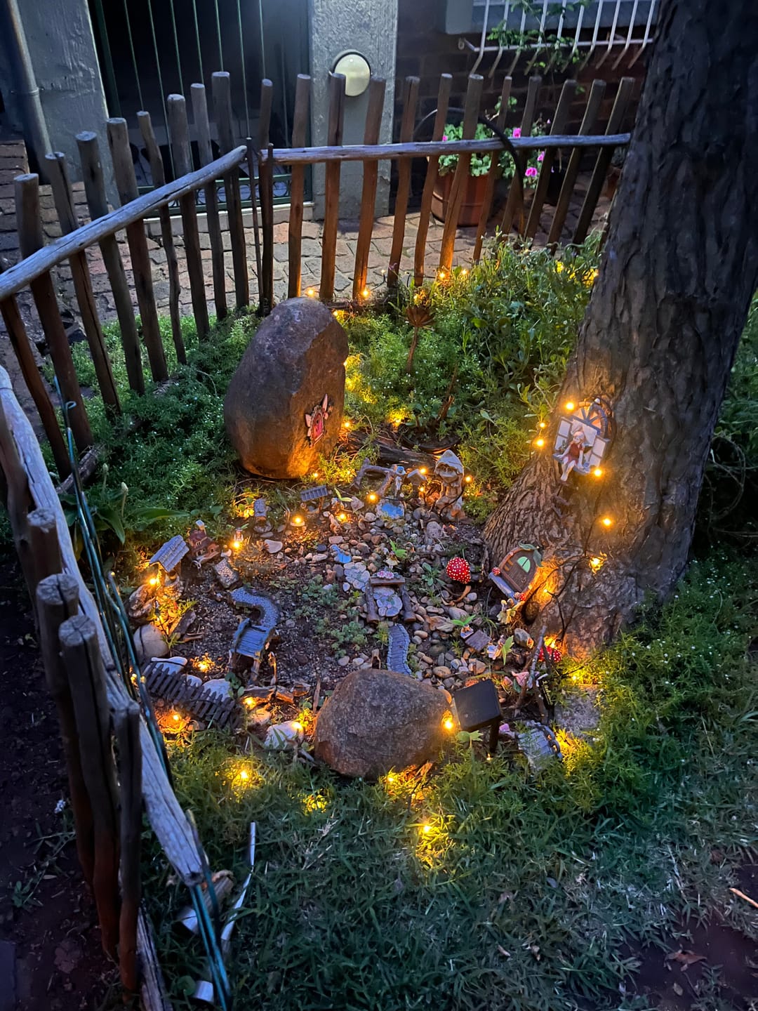 Customer photo review of Copper Wire Solar Fairy Lights