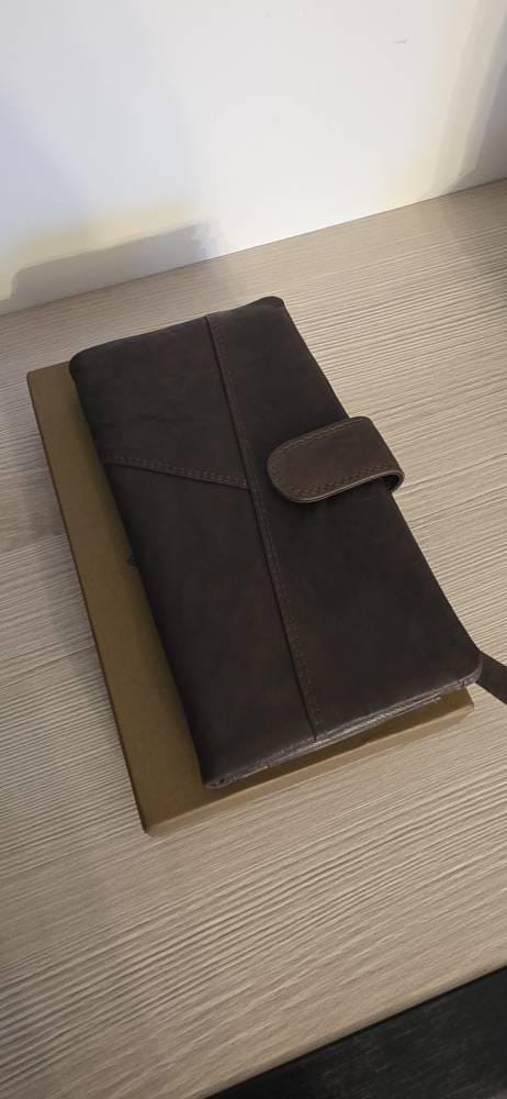 Customer photo review of Soft Brown Leather Bifold Purse | RFID Secure | Final Sale – Limited Stock