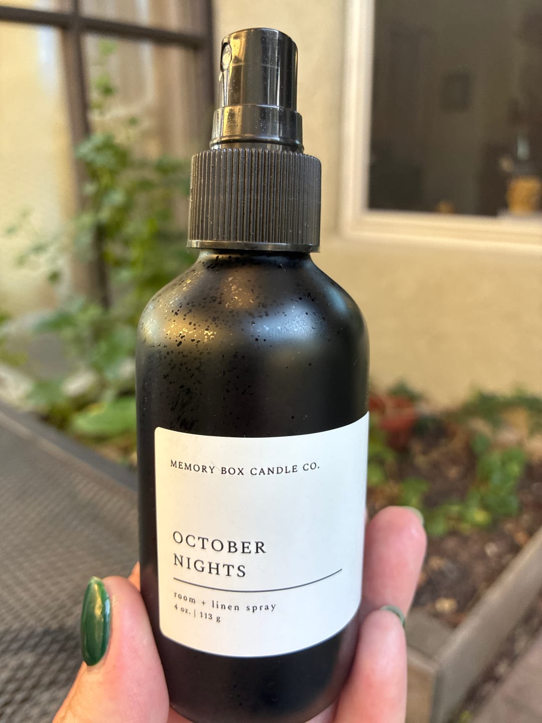 Customer photo review of October Nights Room Spray