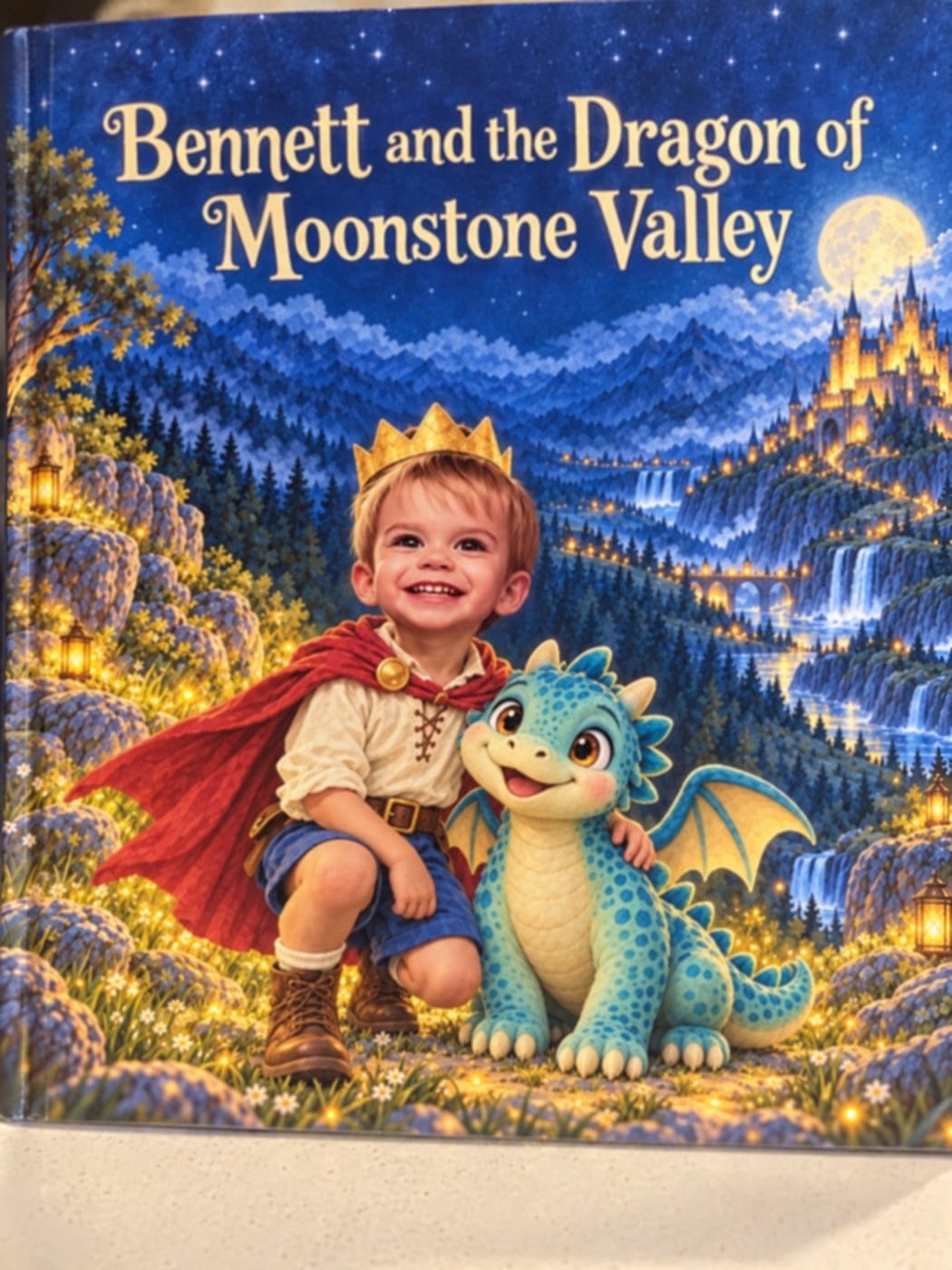 Customer photo review of Amelia and the Beast’s Enchanted Castle — Personalized Storybook