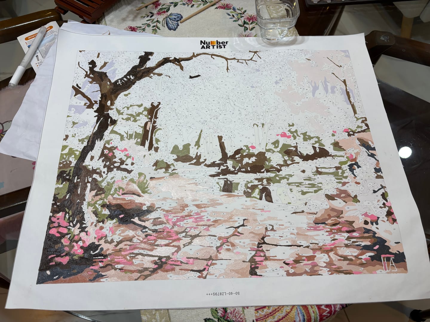 Customer photo review of Serene Sakura Stone Path