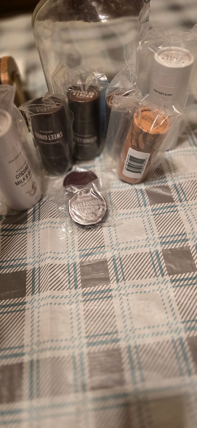Customer photo review of Sweet Ginger Vapor Rub Stick