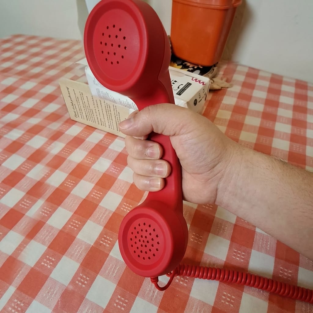 Customer photo review of Telefono Retro Para Celular