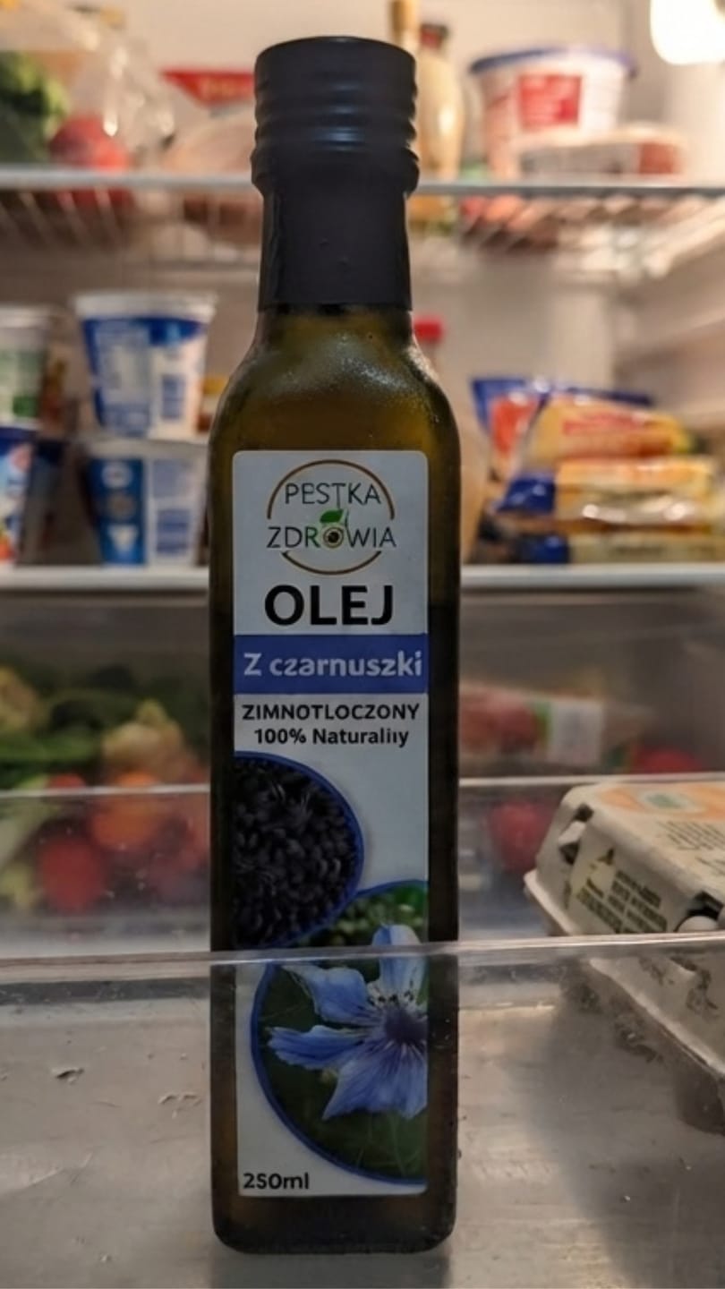 Customer photo review of Olej z czarnuszki zimnotłoczony, niefarinowany