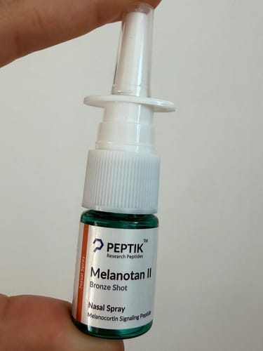 Customer photo review of Melanotan II Nasal Spray