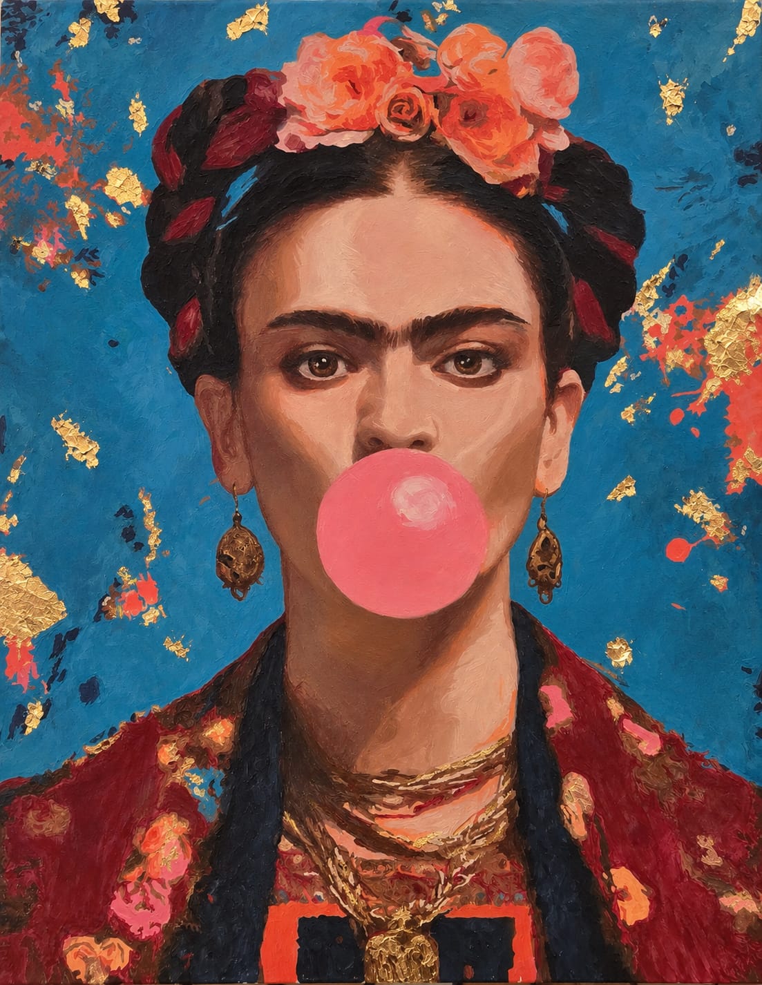 Customer photo review of Malen nach Zahlen - Bubblegum Frida