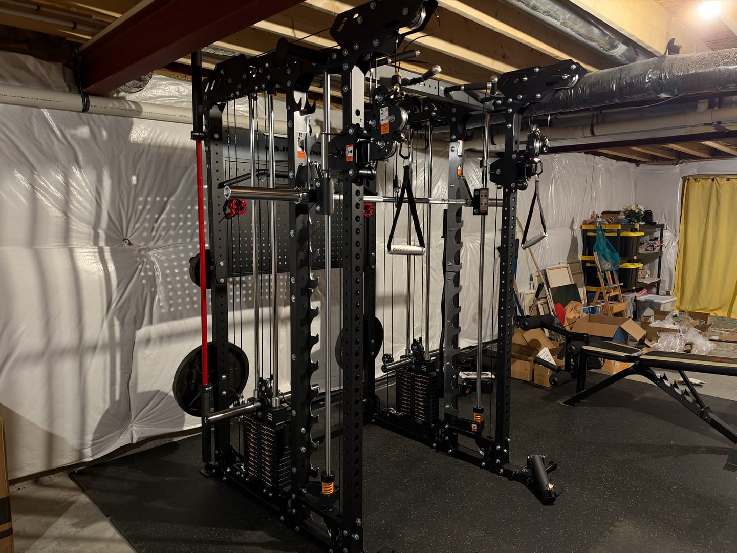 Customer photo review of Major Fitness Heritage Series B17 Flying Fortress All-In-One Functional Trainer with Smith Machine