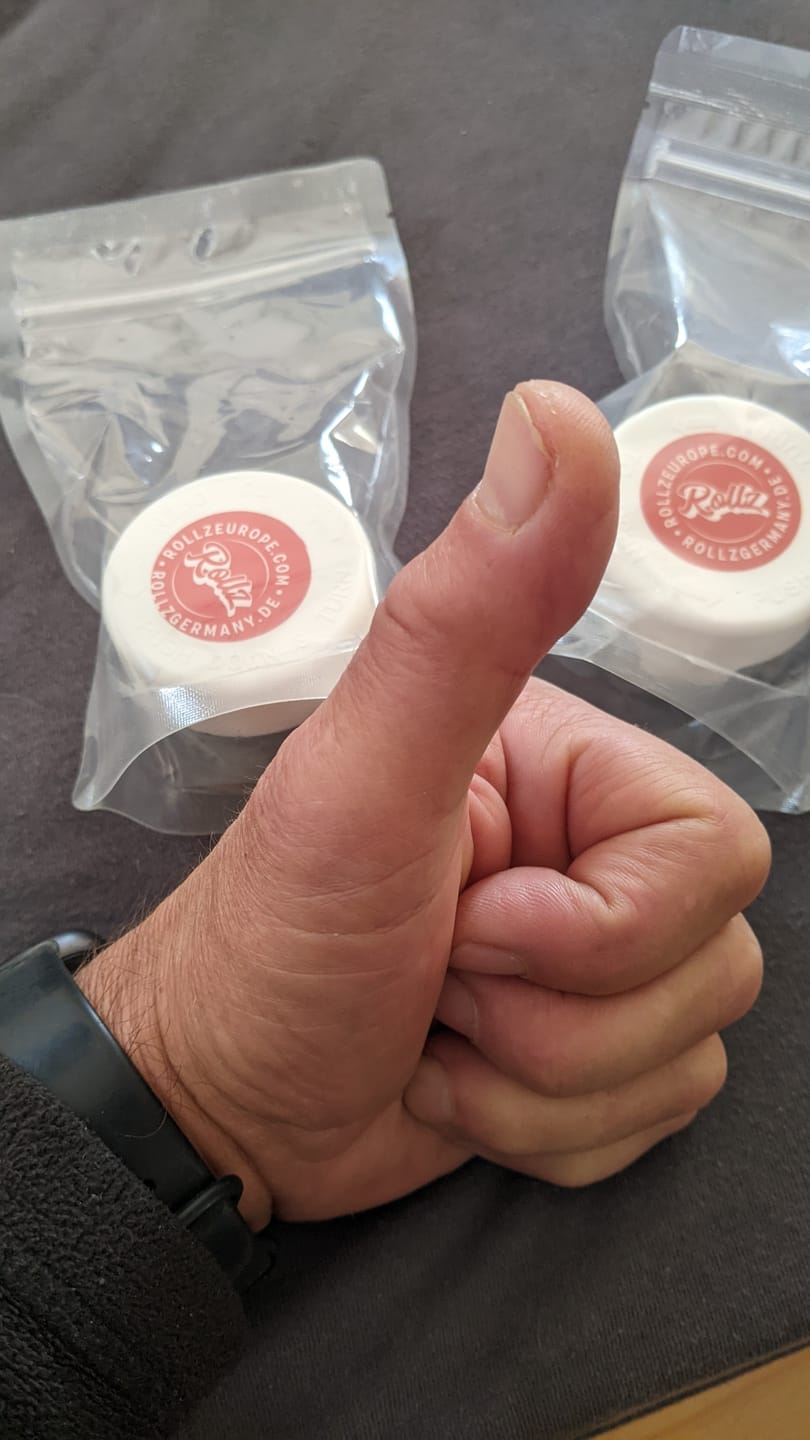 Customer photo review of THC-A 55% Hash Pink Melt