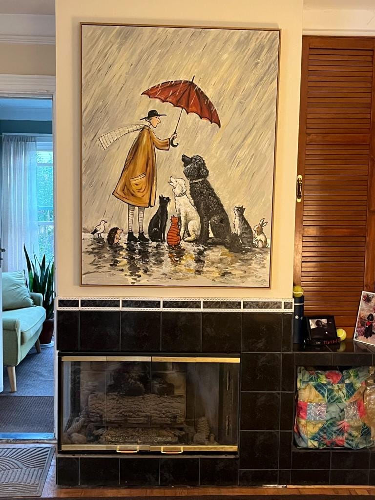 Customer photo review of Modern Folk Art｜Rainy Day Animal Gathering