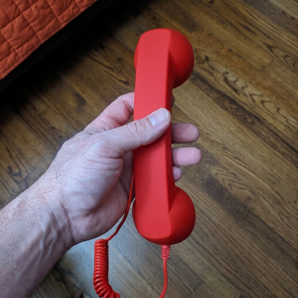 Customer photo review of Telefono Retro Para Celular