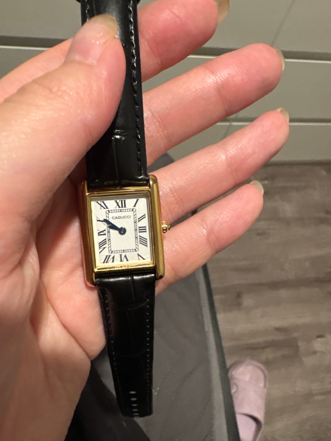Customer photo review of Portofino Leather Watch