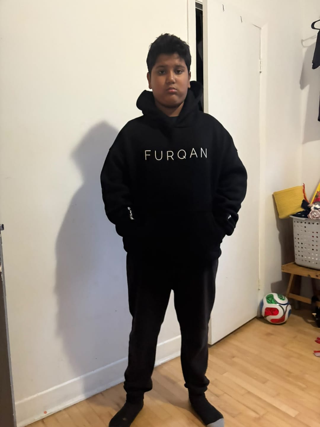 Customer photo review of Black Islamic Hoodie