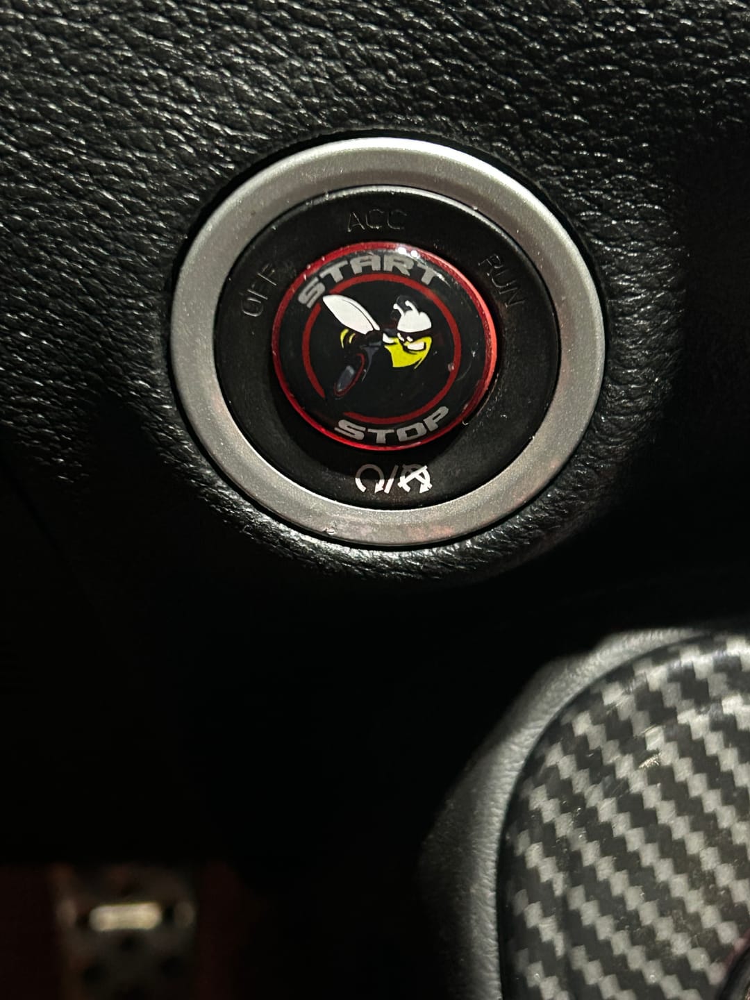 Customer photo review of "Scat Pack" Start Button