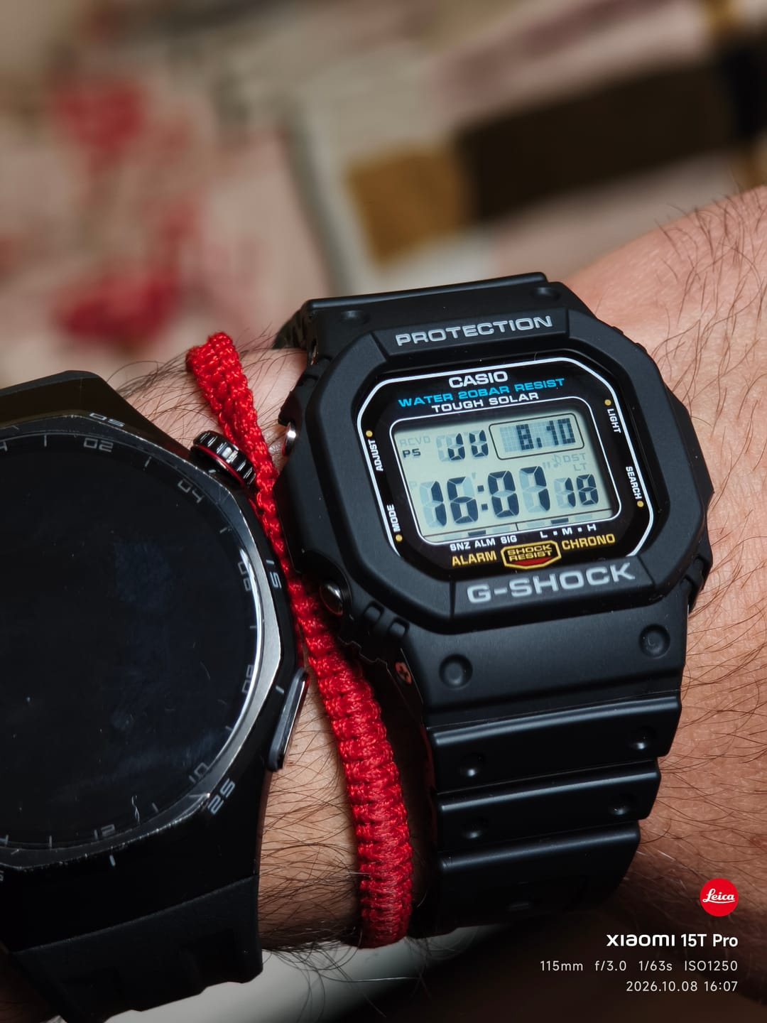 Customer photo review of Reloj Casio G-Shock Vintage G-5600UE-1 Tough Solar