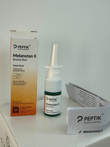 Customer photo review of Melanotan II Nasal Spray