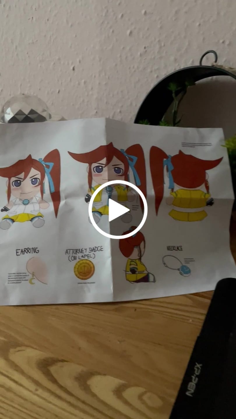 Customer video review of Original Character (OC) Design Plush