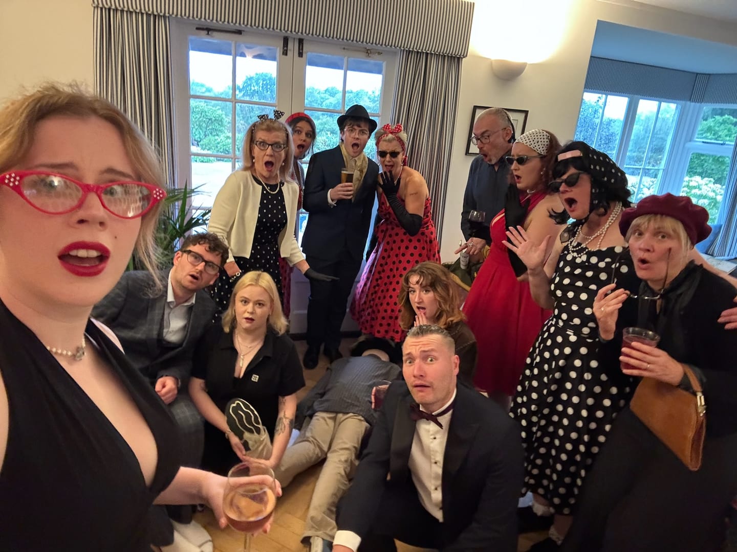 Customer photo review of Broadway Murder Mystery Game Kit