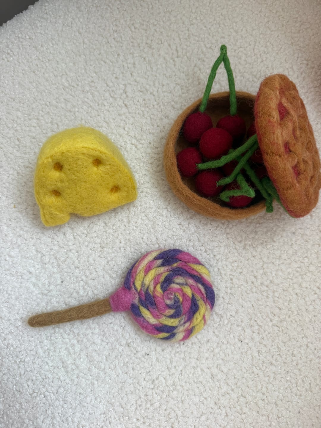 Customer photo review of Felt Swiss Cheese