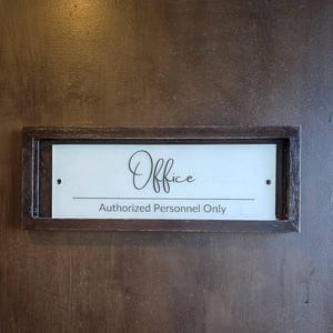 Customer photo review of Office Door Name Plate