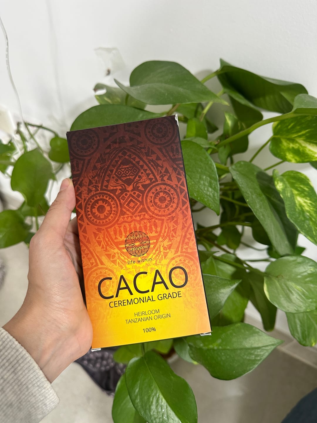 Customer photo review of 100% Ceremonial Grade Cacao