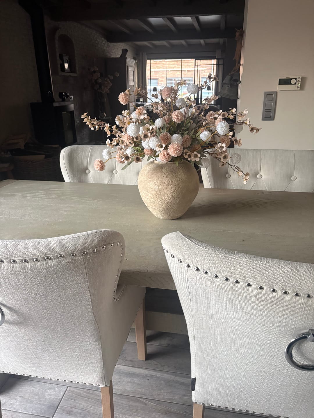 Customer photo review of Wax Arrangement - Beige mix