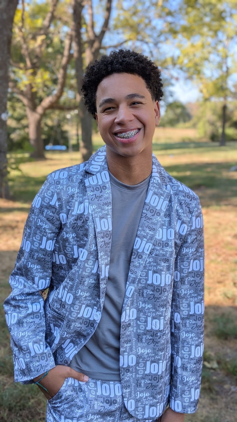 Customer photo review of Custom Print Blazer Lining2