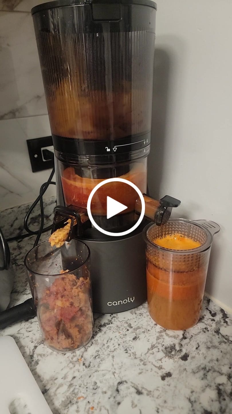 Customer video review of Canoly 3-in-1 Cold Press Juicer C16