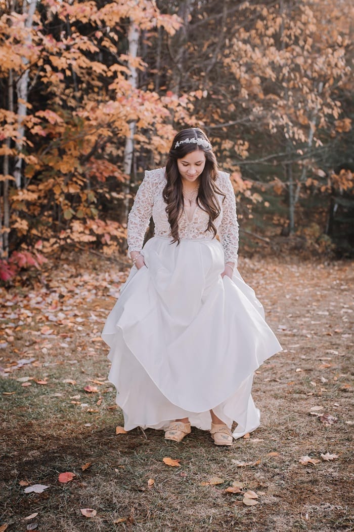 Customer photo review of Women's Beaded Fringed Moccasin Shoes