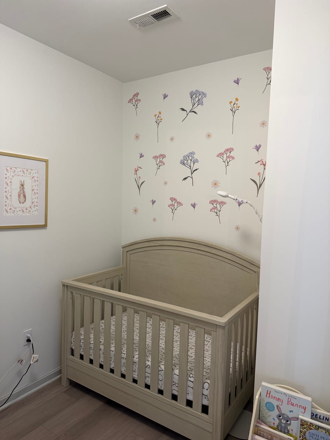 Customer photo review of Spring Flowers Wall Decals