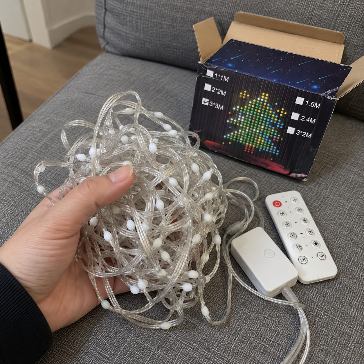 Customer photo review of Magic Light | Cortina LED personalizable