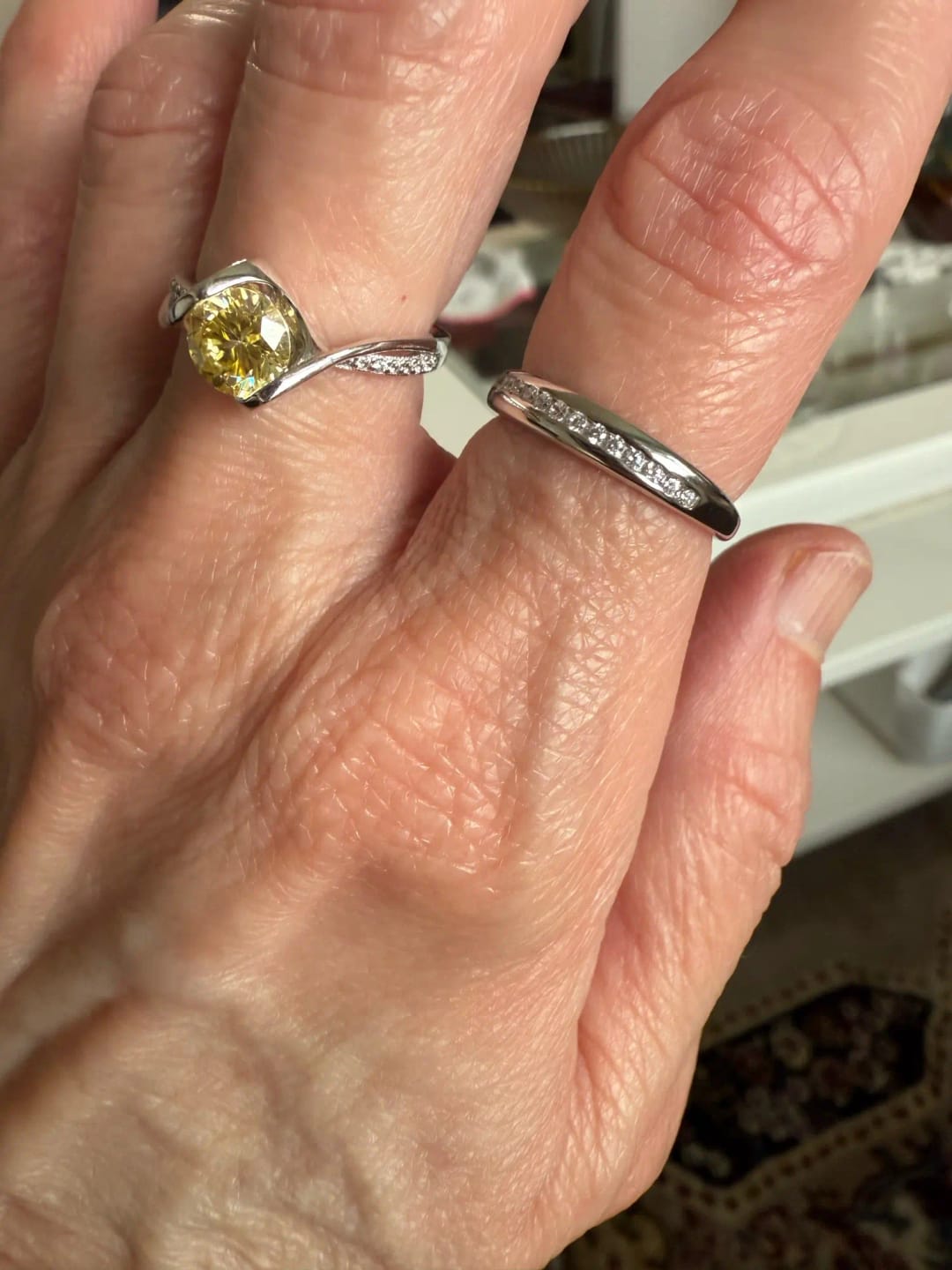 Customer photo review of Exquisite Charm Zircon Ring
