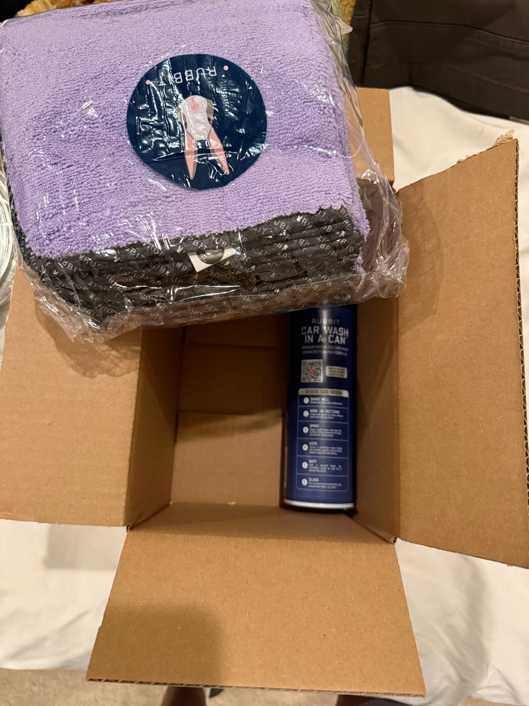 Customer photo review of Car Wash in a Can - 6 Pack