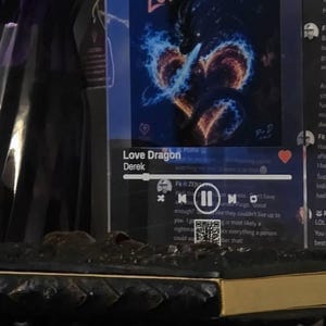 Customer photo review of Spotify Song Plaque