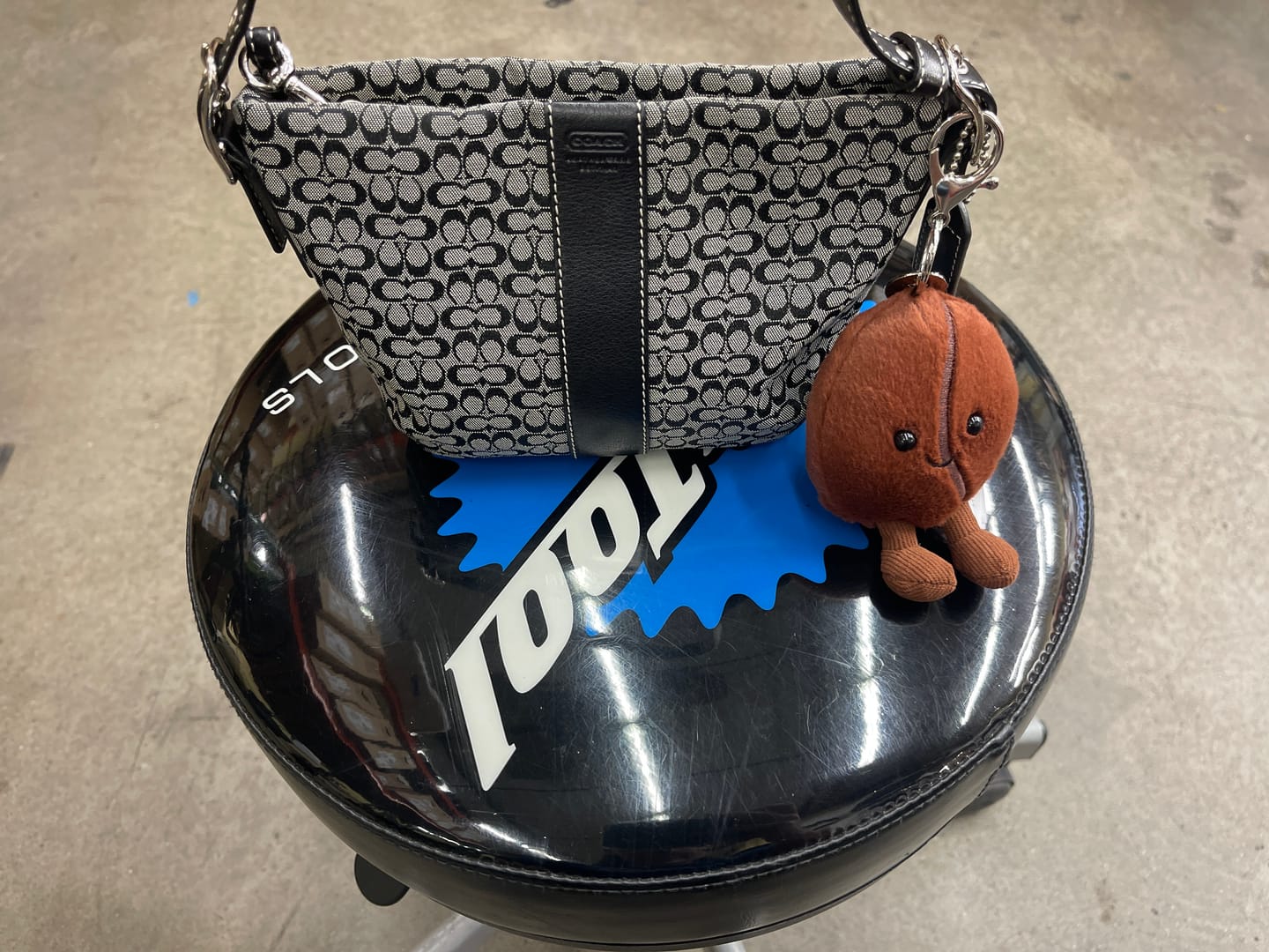 Customer photo review of Amuseables Coffee Bean Bag Charm