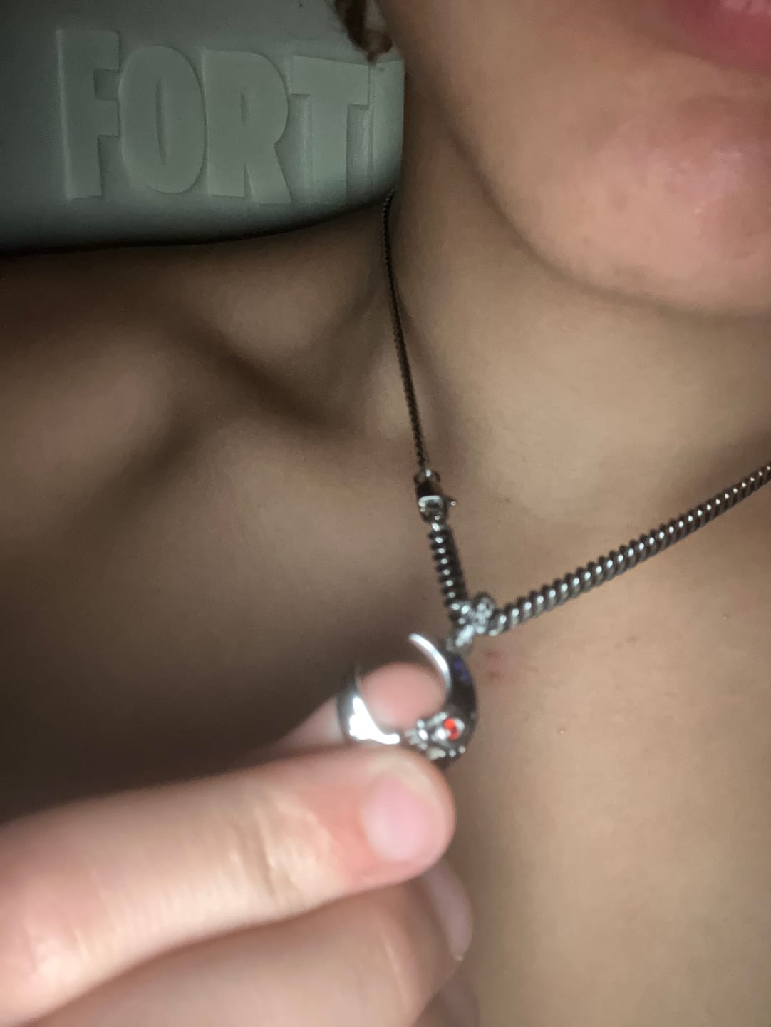 Customer photo review of LUNA THE LUNATIC LUNAR PENDANT