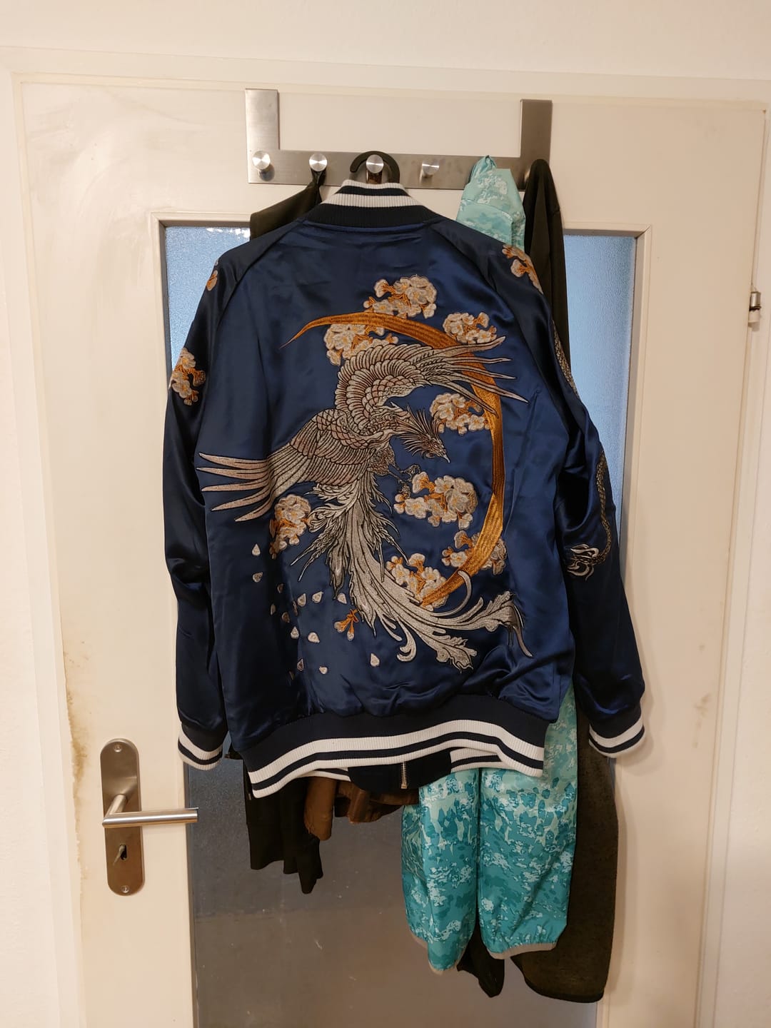 Customer photo review of Double Dragon & Phoenix Sukajan Souvenir Jacket